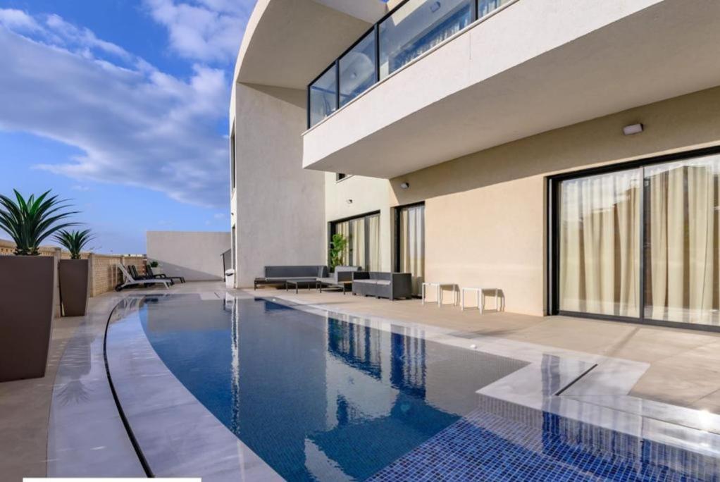Top-Class Luxury Villa Bsamim With Full Sea View Heated Pool !!!! Eilat Kültér fotó