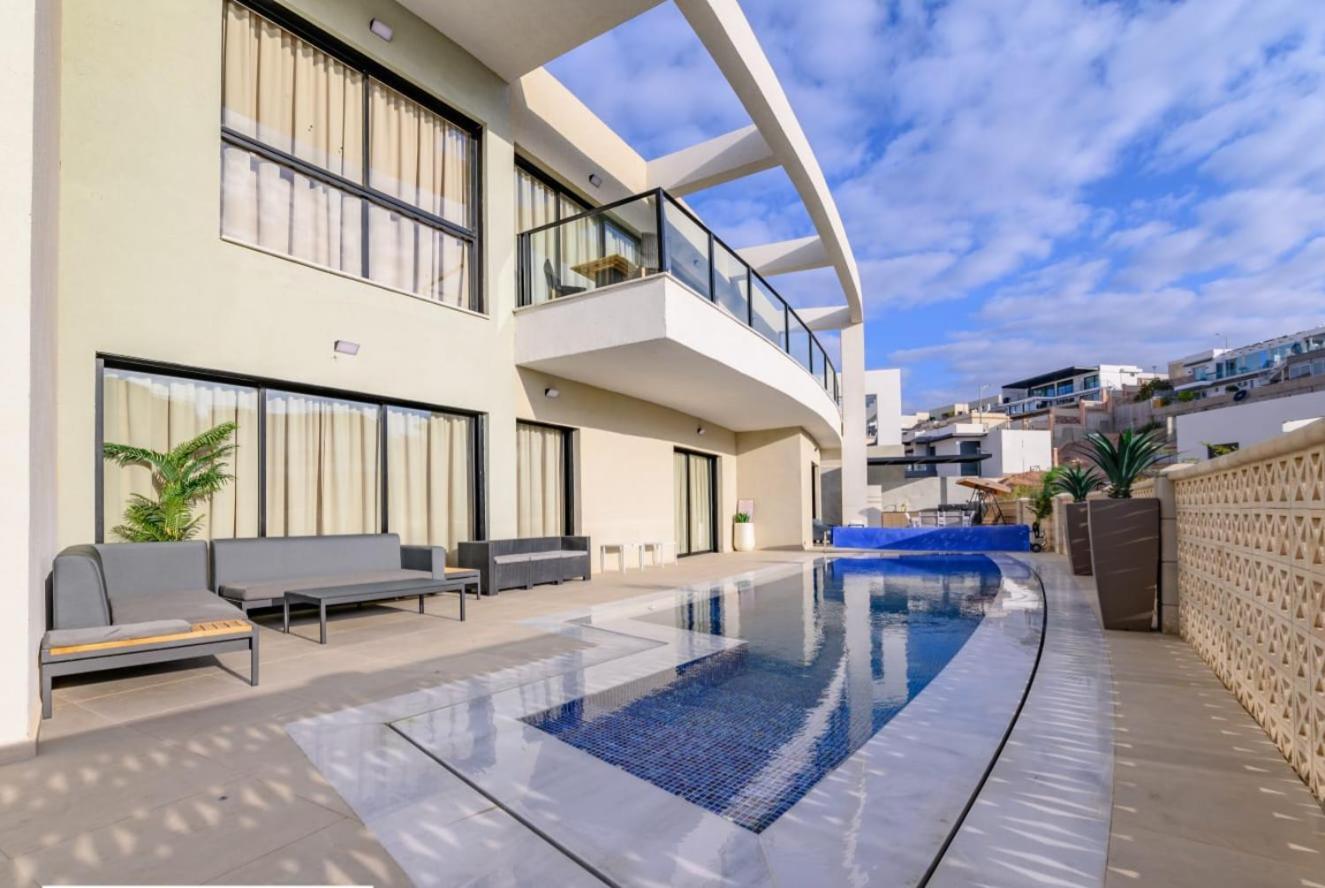 Top-Class Luxury Villa Bsamim With Full Sea View Heated Pool !!!! Eilat Kültér fotó
